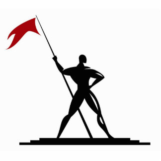 Marcher Lord Press Logo standbeeld Staand Fotobeeldje