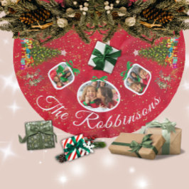 Marcheren Feestelijke Rendier Red 3 Photo Tree Rok Kerstboom Rok