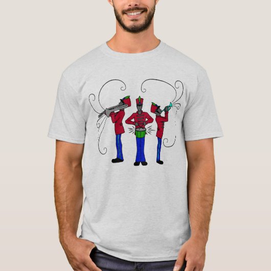 Marcheren op t-shirt (Voorkant)