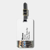 Marcherende Band Bagagelabel (Voorkant verticaal)