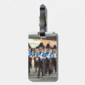 Marcherende Band Bagagelabel (Achterkant verticaal)