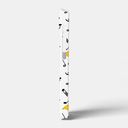 Marcherende bariton Muzieknoten Treble Clefs Case-Mate iPhone Case (Achterkant / Links)