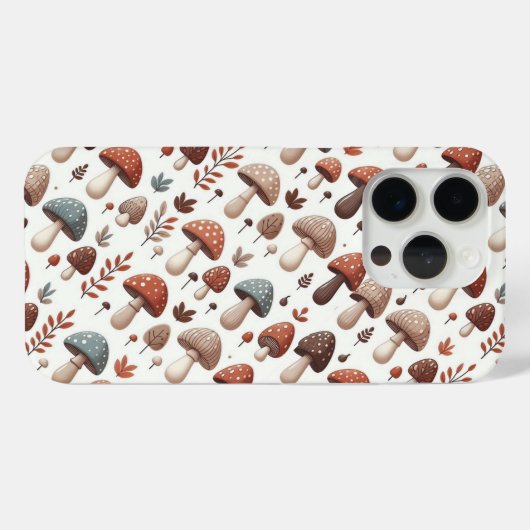 marcherende paddenstoelen Case-Mate iPhone case (Achterkant (horizontaal))