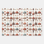 marcherende paddenstoelen inpakpapier vel (Voorkant)