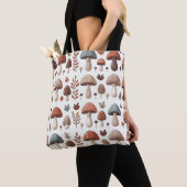 marcherende paddenstoelen tote bag (Dichtbij)