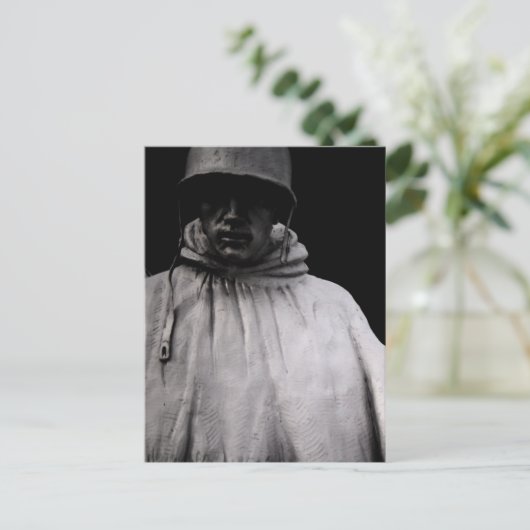 marcherende soldaat briefkaart (Staand voorkant)