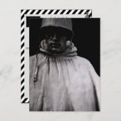 marcherende soldaat briefkaart (Voorkant / Achterkant)