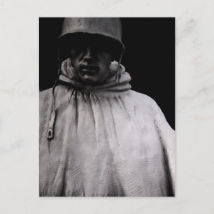 marcherende soldaat briefkaart