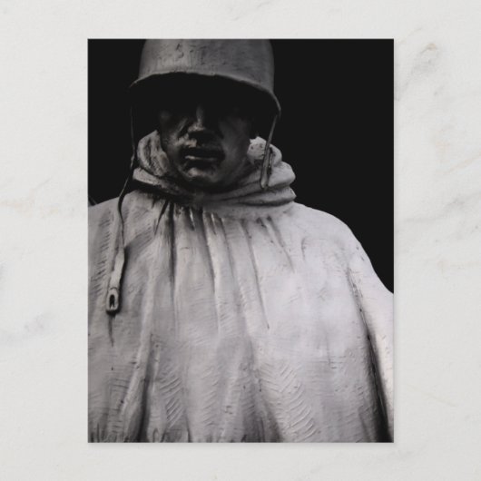 marcherende soldaat briefkaart (Voorkant)