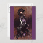 Marchesa Luisa Casati - Boldini Briefkaart (Voorkant / Achterkant)