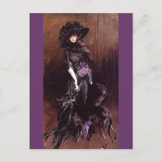 Marchesa Luisa Casati - Boldini Briefkaart (Voorkant)