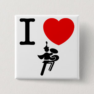 Marching Band - Bass Cymbal Vierkante Button 5,1 Cm