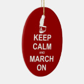 Marching Band Blijf kalm | musicus Keramisch Ornament (Rechts)