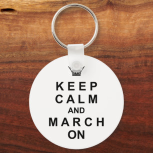 Marching Band Blijf Kalmeer En Marcheren Maar Sleutelhanger