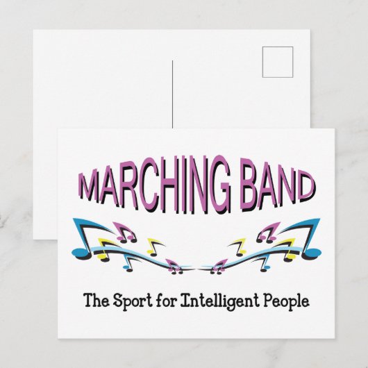 Marching Band Briefkaart (Voorkant / Achterkant)