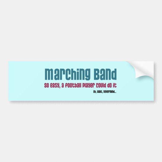Marching Band Bumpersticker (Voorkant)