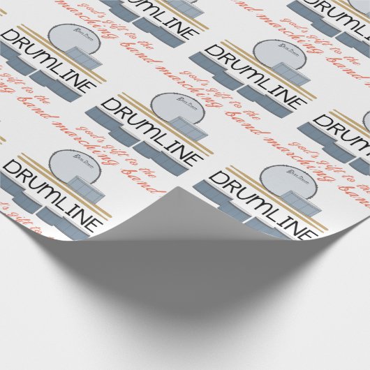 Marching Band Cadeaupapier (Hoek)