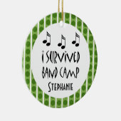 Marching Band Camp Personalized Ornament (Rechts)