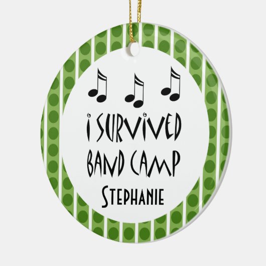 Marching Band Camp Personalized Ornament (Links)