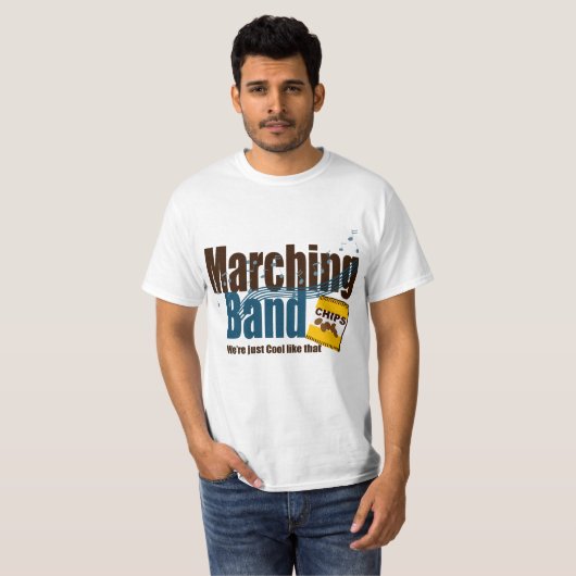 Marching band cool als dat t-shirt (Voorkant volledig)