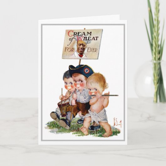 "MARCHING BAND" CRÈME VAN TARWE EN GROET KAART (Voorkant)