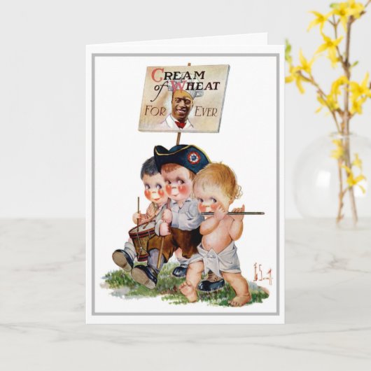 "MARCHING BAND" CRÈME VAN TARWE EN GROET KAART (Gele Bloem)