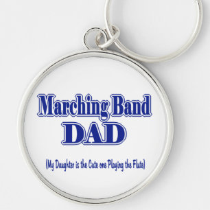Marching Band Dad/Flute Sleutelhanger