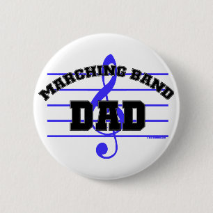 Marching Band Dad Ronde Button 5,7 Cm