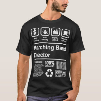 Marching Band Director Gifts Funny T-shirt