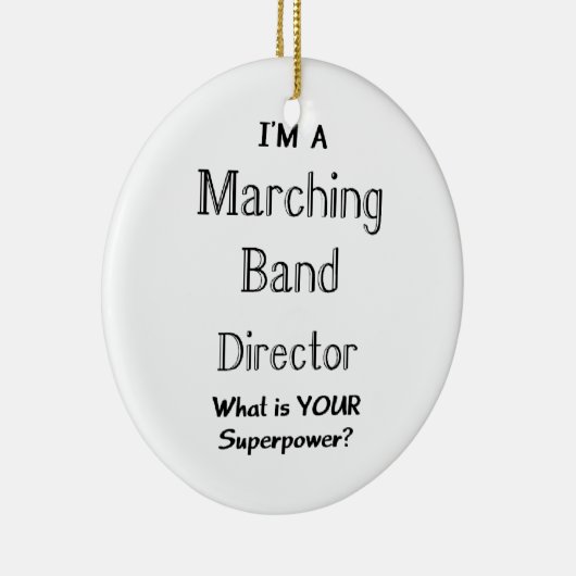 Marching band director keramisch ornament (Rechts)