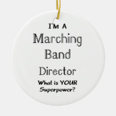 Marching band director keramisch ornament (Voorkant)