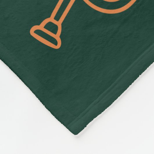 Marching Band Doodle Drawing Senior Night Fleece Deken (Hoek)