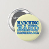 Marching Band Drum Major Button (Voorkant /achterkant)