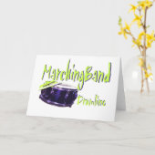 Marching Band Drumline Kaart (Gele Bloem)