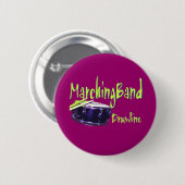 Marching Band Drumline Ronde Button 5,7 Cm (Voorkant /achterkant)