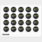Marching Band Drumline Ronde Sticker (Vel)