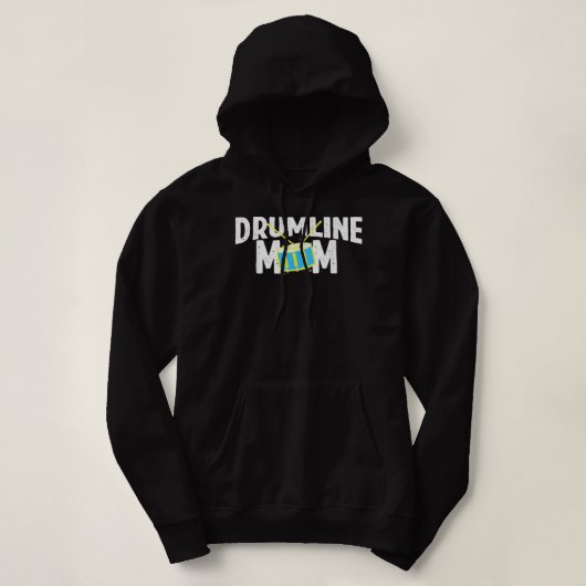Marching Band Drums Drumline mama Hoodie (Design voorkant)