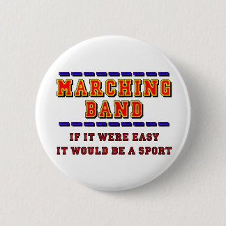 Marching Band...een sportknop Ronde Button 5,7 Cm