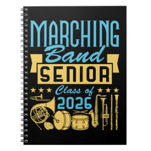 Marching Band Eerstejaars Klas van 2026 Notitieboek