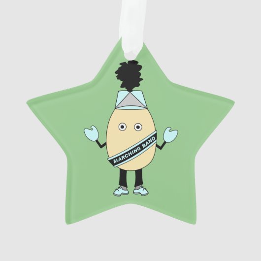 Marching Band Egghead Ornament (achterkant)