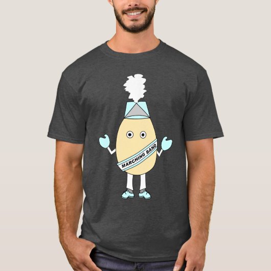 Marching Band Egghead T-shirt (Voorkant)