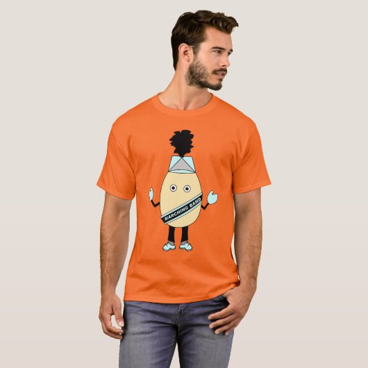 Marching Band Egghead T-shirt (Voorkant volledig)