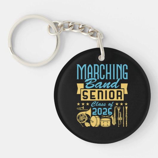 Marching Band Eindexamenklas 2026 Sleutelhanger (Voorkant)