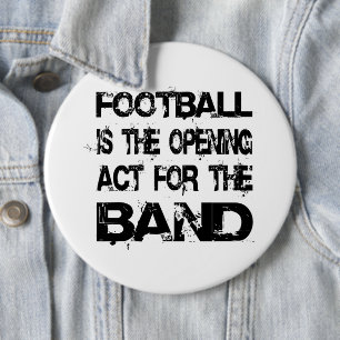 Marching Band Football Opening Act for the Band Ronde Button 6,0 Cm