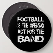 Marching Band Football Opening Act for the Band Ronde Button 6,0 Cm (Voorkant /achterkant)