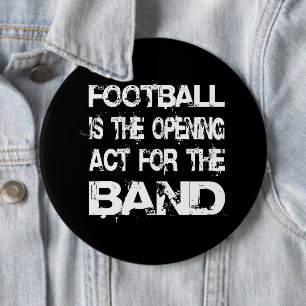 Marching Band Football Opening Act for the Band Ronde Button 6,0 Cm