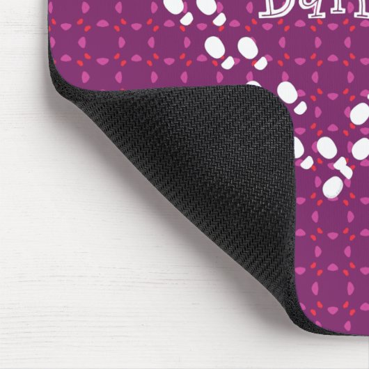 Marching Band Footprint Heart Muismat (Hoek)