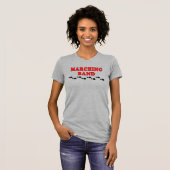 Marching Band Footprint T-shirt (Voorkant volledig)