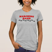 Marching Band Footprint T-shirt (Voorkant)