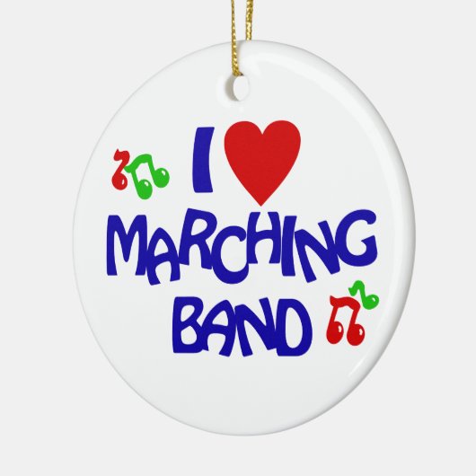 Marching Band Foto Keramisch Ornament (Links)